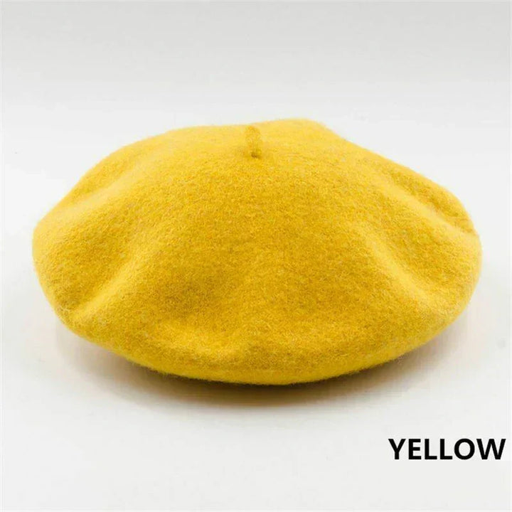 Sophisticated women's winter beret, offering chic style and warmth as a classic ladies' hat.