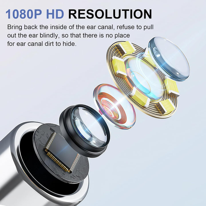 Claryon HD screen otoscope for ear health, offering clear visual inspection & safe cleaning.
