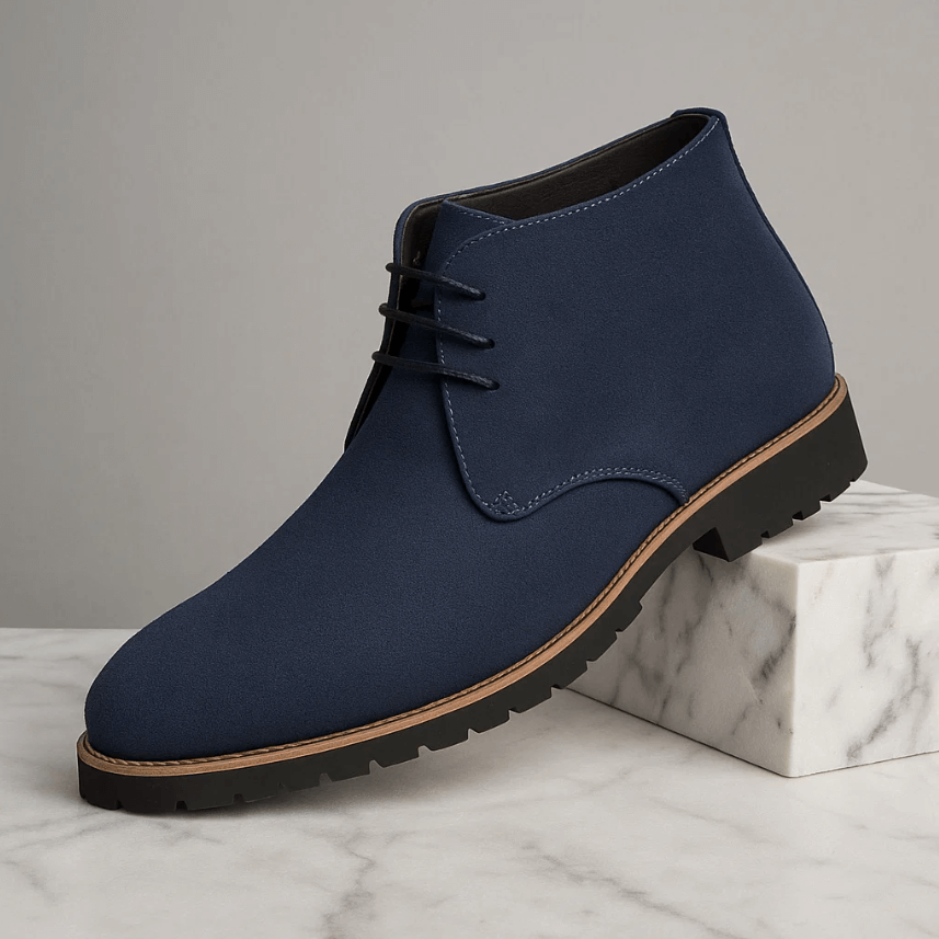 Durable men's classic everyday boots, comfortable for all-terrain wear, versatile men's fashion footwear.