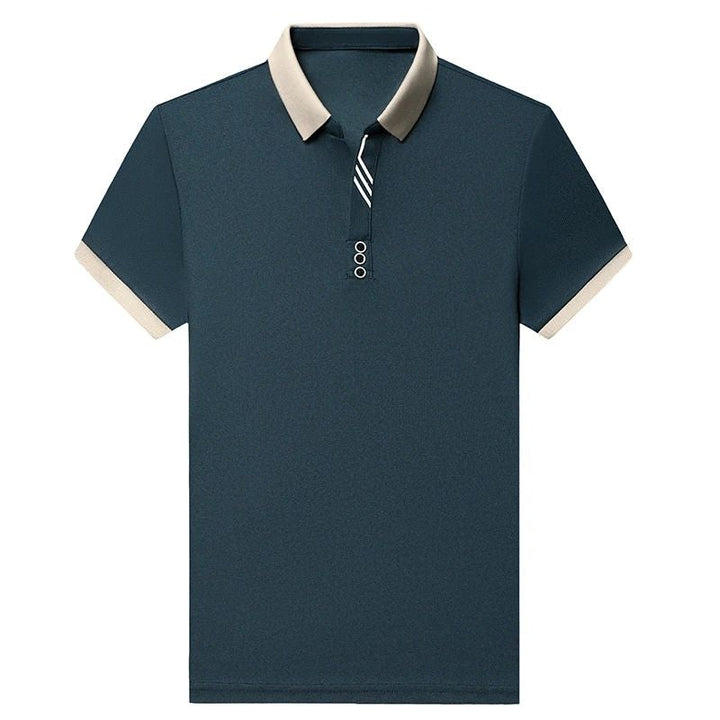 Everyday comfort men's polo shirt, designed for performance & classic style, suitable for casual golf wear.