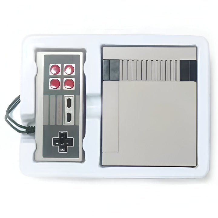 Enjoy classic 8-bit video games on this retro gaming console. Includes 620 built-in titles & wired controllers.