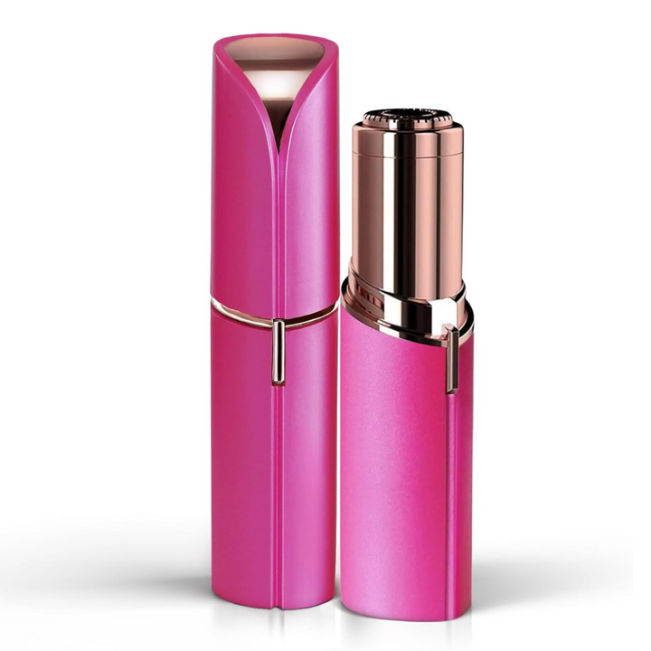 Compact women's facial hair trimmer, ideal for quick, pain-free hair removal and eyebrow shaping.