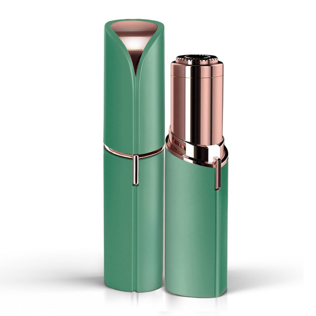 Women's beauty tool: a gentle electric facial hair trimmer for smooth, irritation-free skin.