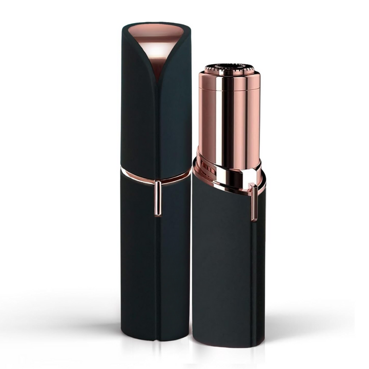 Sleek design of the women's facial hair trimmer, offering pain-free and efficient hair removal.