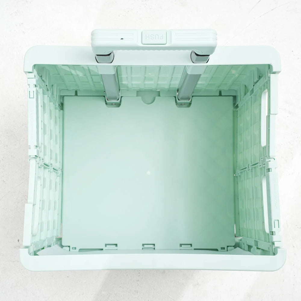 Utility cart with stair climbing wheels, a folding design for compact storage & transport