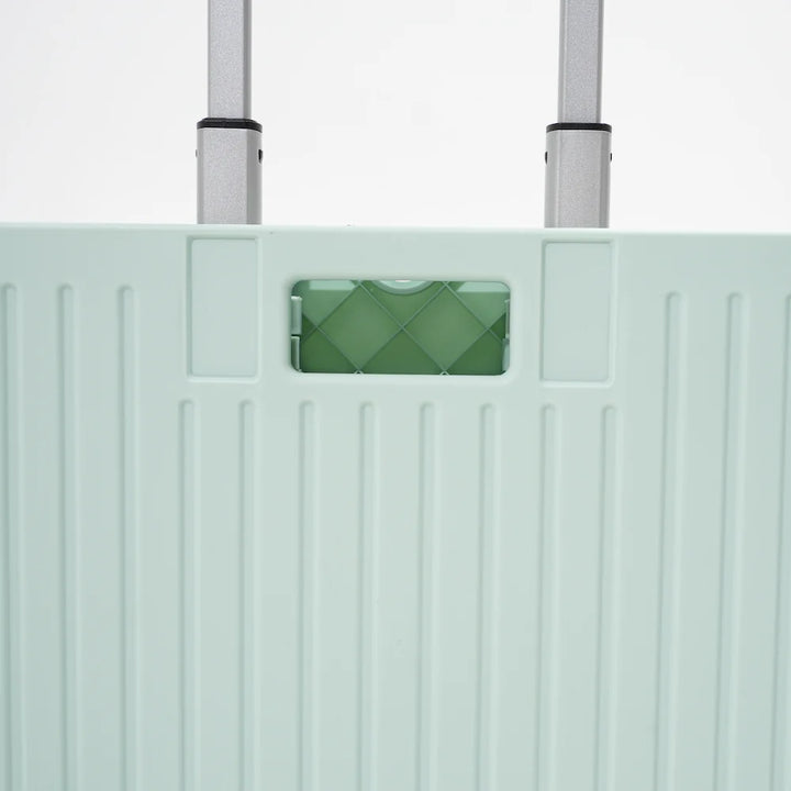 Collapsible rolling crate, an essential camping storage solution with durable wheel options