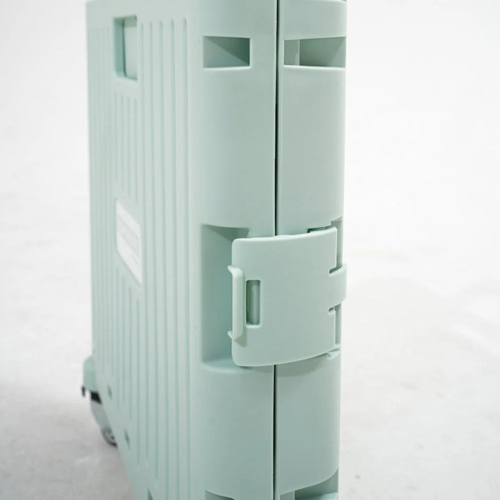 Folding utility cart with heavy-duty stair wheels, designed for demanding transport needs