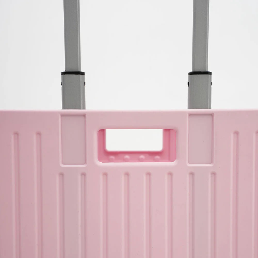 Collapsible storage crate, an efficient rolling box with stair climbing wheels for effortless moves