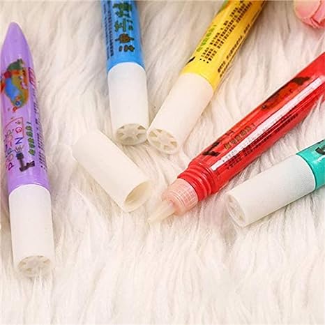 Magic 3D Puffy Art Pens creating cool raised textures. Perfect for kids' art, DIY crafts, and creative drawing supplies.