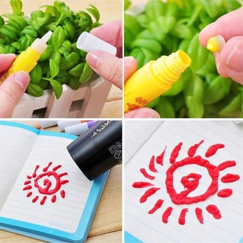3D Puffy Art Pens hobby kit: a complete set for creating dimensional designs & raised textures in drawing & crafts.