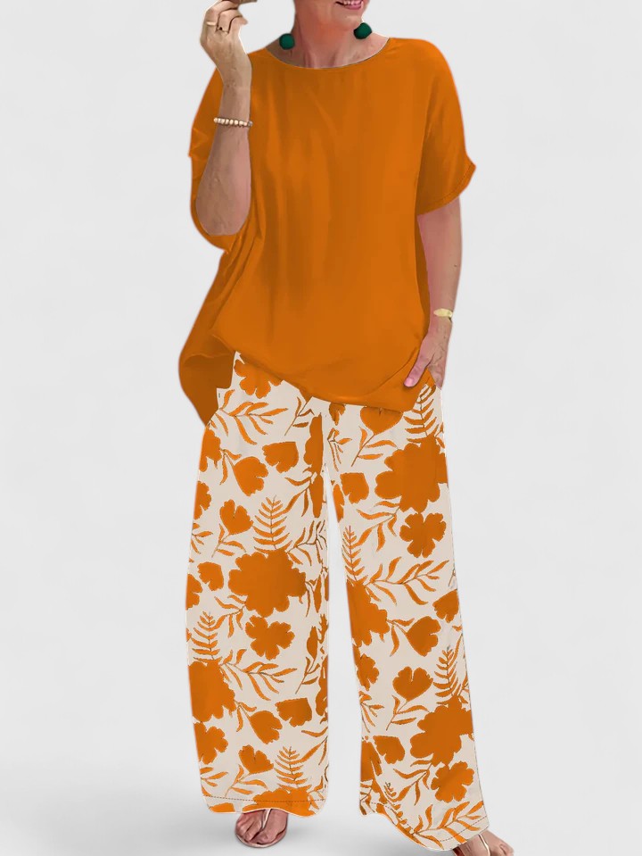 Comfortable women's lounge pants in a relaxed fit, perfect for everyday casual wear & versatile style.