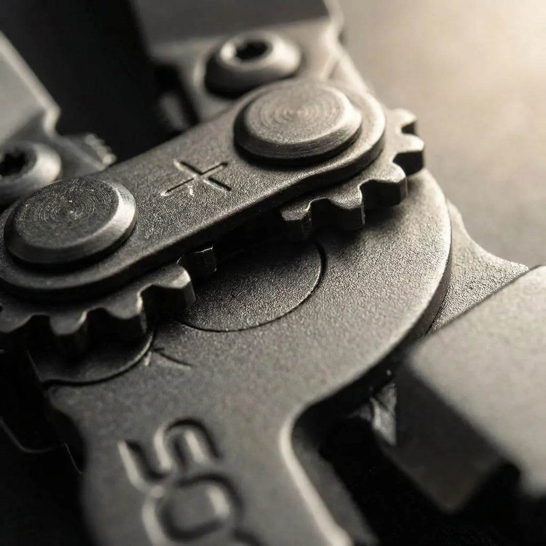 Versatile 18-function folding multi-tool with strong pliers. Perfect for camping, hiking, and EDC utility.