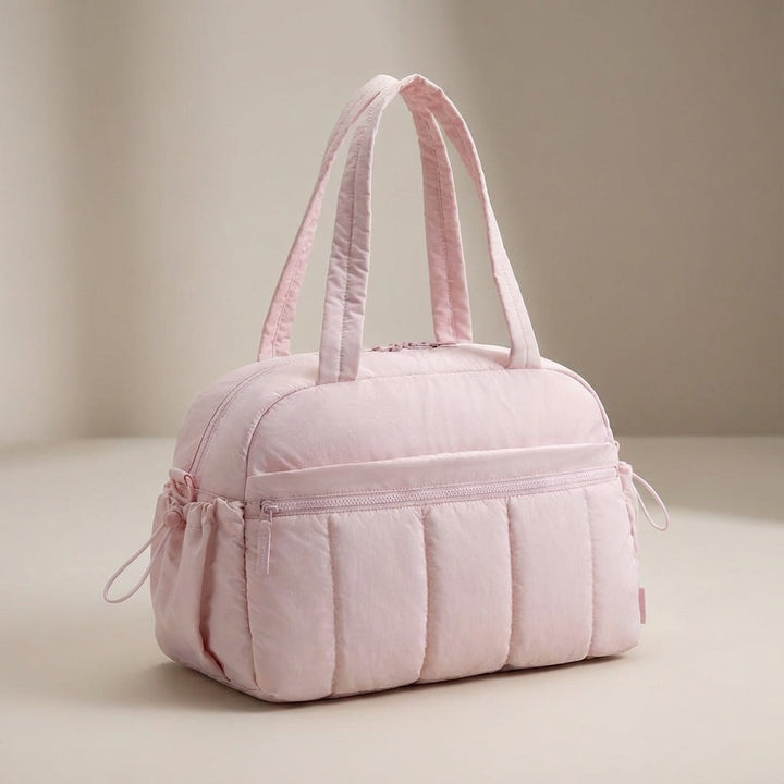 Lightweight Aerelle travel duffel bag, ideal for weekend trips, carry-on, and organization. Compact design.