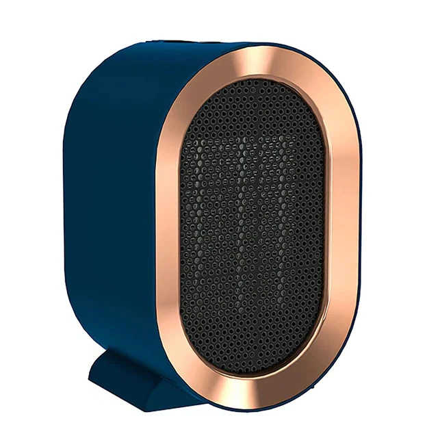 Quiet portable electric heater, compact & energy-efficient for personal room heating.