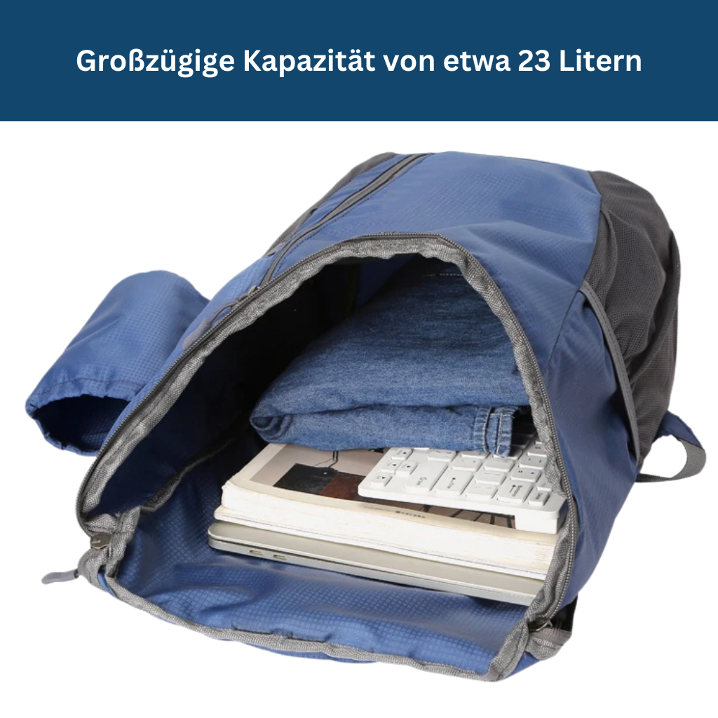 Everyday backpack for students, professionals, and travelers, multiple organization features