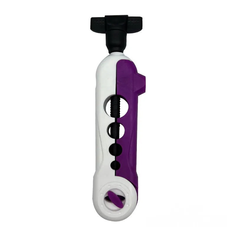 Compact fishing line winder with a sturdy base, a reliable spooling tool for anglers
