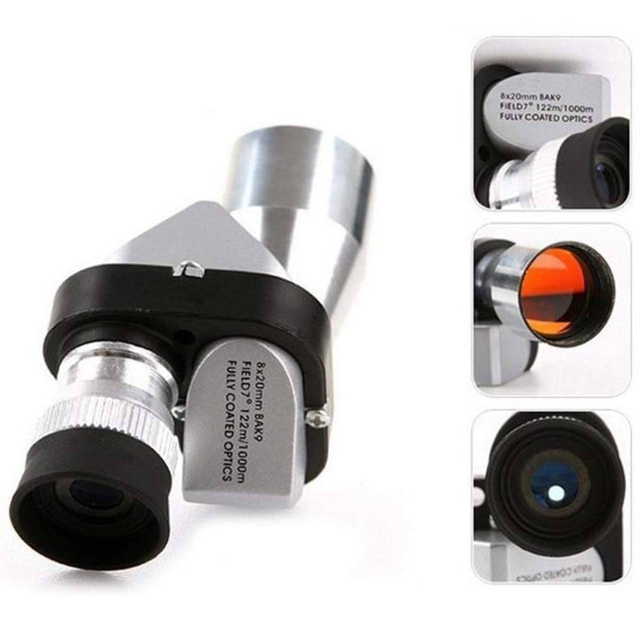 Compact HD night vision monocular for clear outdoor observation & adventure, portable optical gear