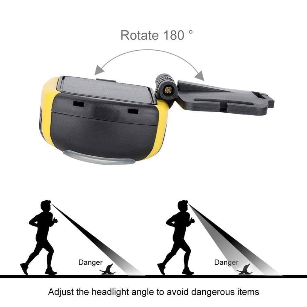 Hands-free camping light: mini LED headlamp with a powerful beam, essential for night activities