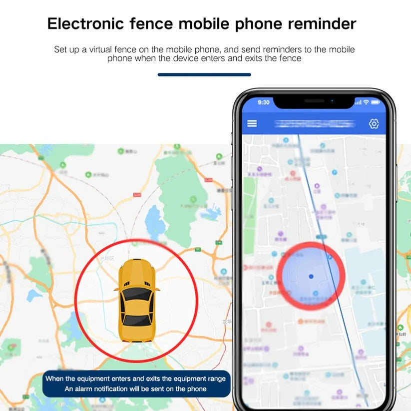 Waterproof compact magnetic GPS tracker, perfect for outdoor use & vehicles.