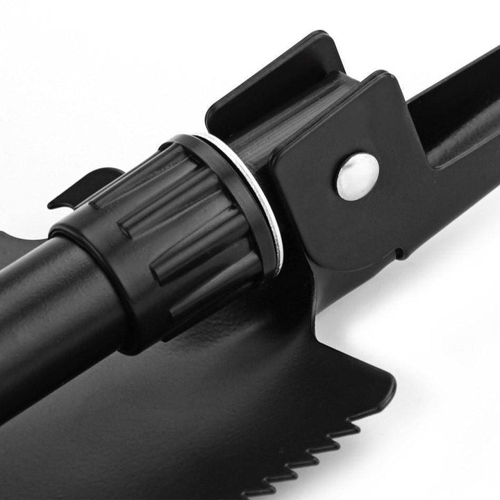 Lightweight compact folding shovel, crucial survival gear for outdoor enthusiasts and emergency preparedness