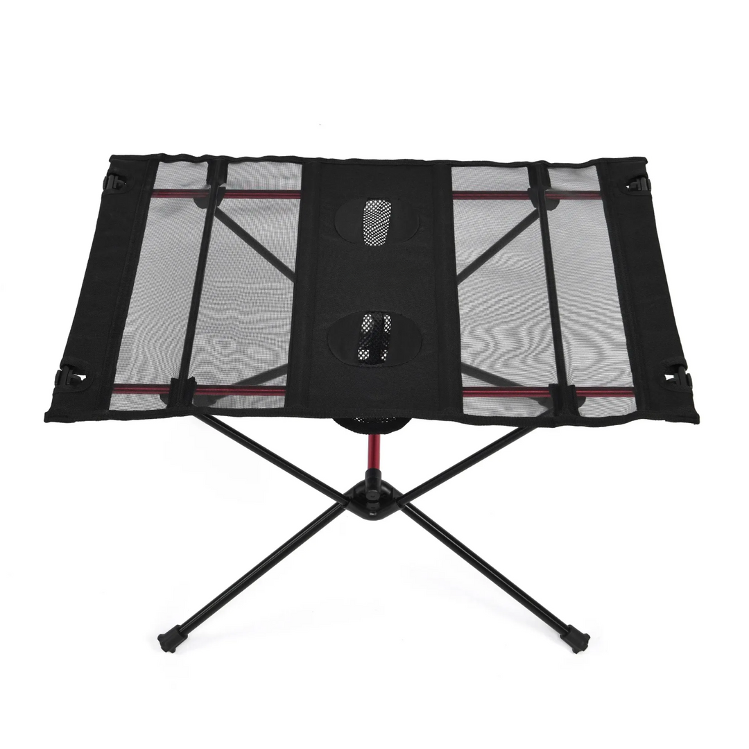 Compact portable folding camping table, ideal for outdoor adventures & picnics.