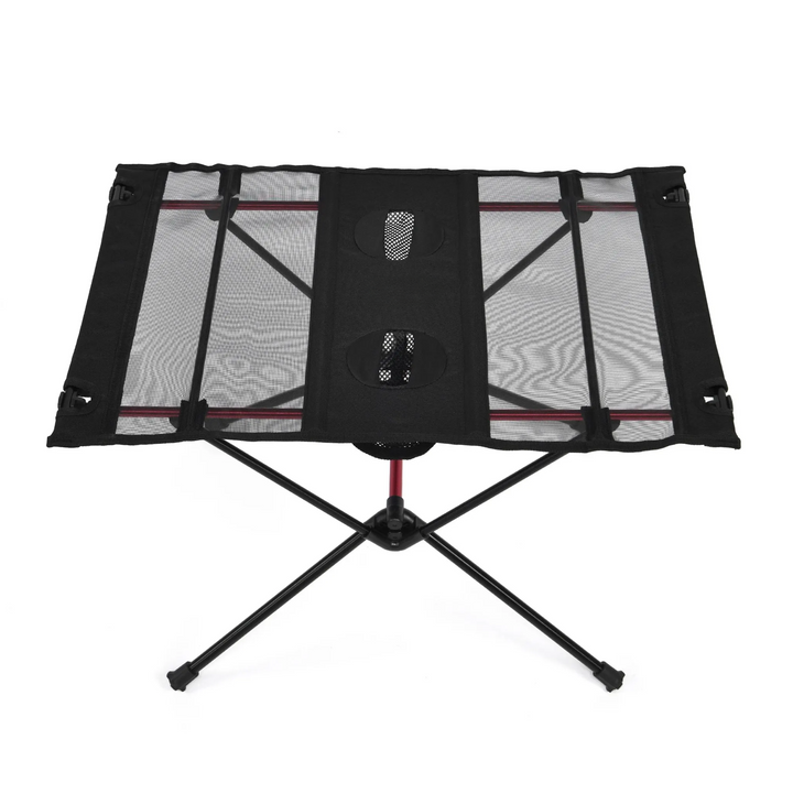 Compact portable folding camping table, ideal for outdoor adventures & picnics.