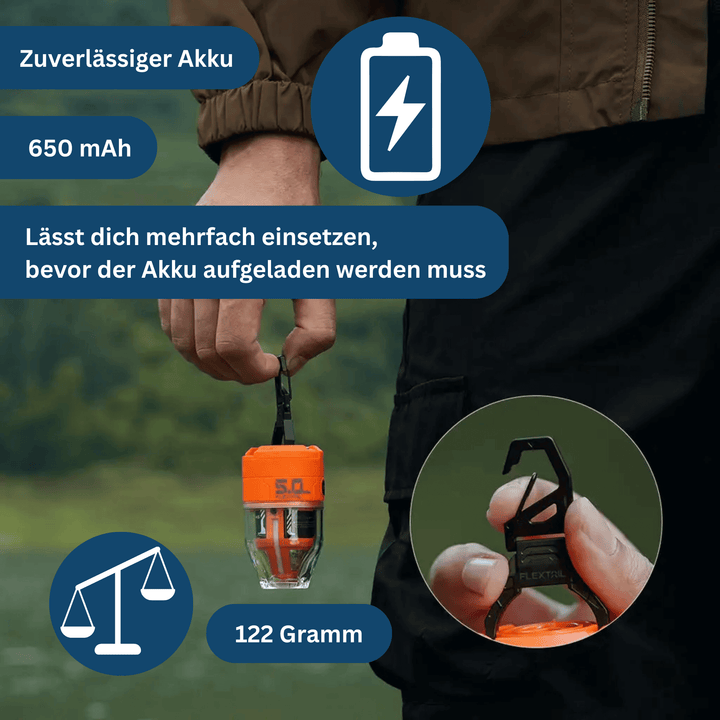 Portable mini air pump for bikes, ensuring quick tire inflation during cycling adventures.