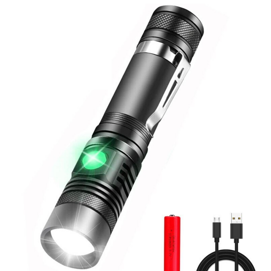 Compact S160 LED flashlight, perfect for everyday carry or emergencies, bright beam, portable design.