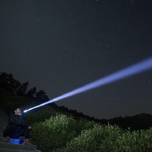 Handheld S160 LED torch, a compact and portable lighting solution for camping and general use.