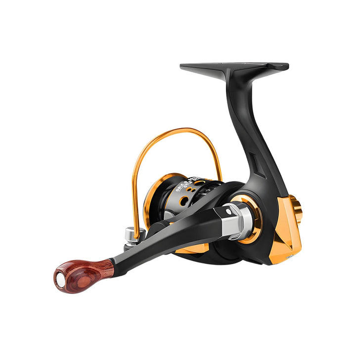Lightweight spinning reel, reduces fatigue during long hours of fishing
