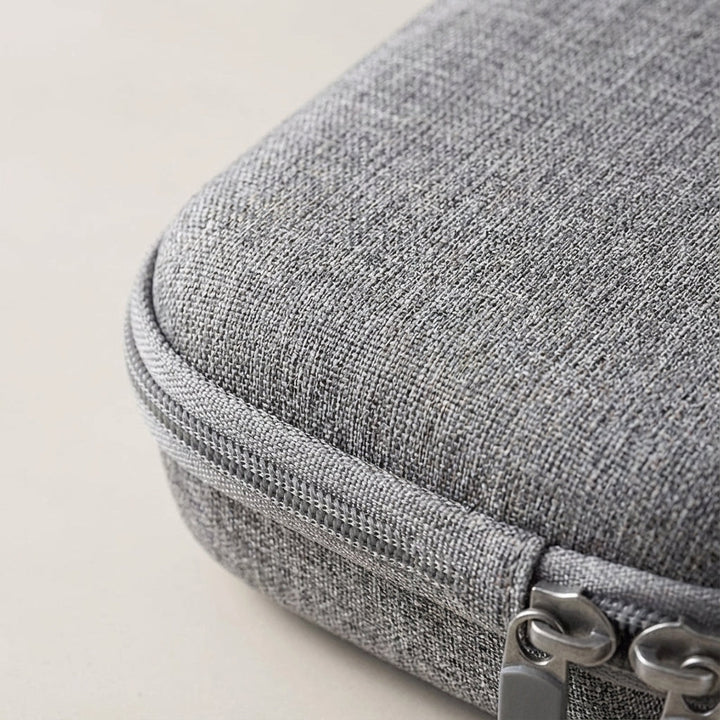 Universal tech organizer pouch, perfect for storing travel cables, adapters & small gadgets neatly.