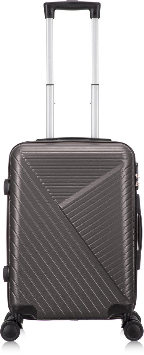 Lightweight hard shell carry-on suitcase for easy air travel. Features TSA lock & smooth 360° spinner wheels.