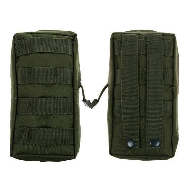 Water-resistant nylon tactical pouch, ideal for securely carrying essential EDC items during outdoor activities
