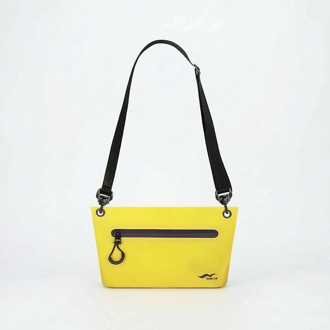 Water-resistant dry box bag, perfect for protecting valuables on outdoor trips.