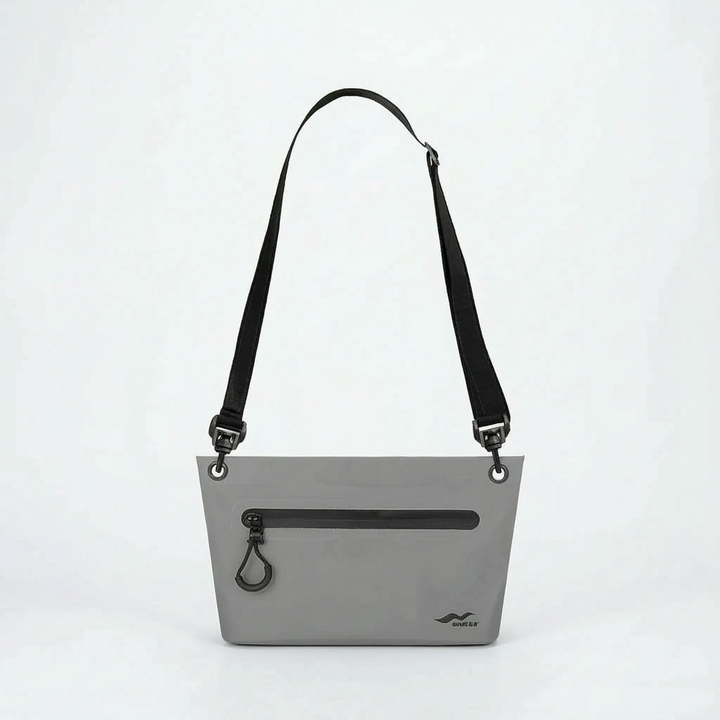 Compact waterproof dry bag, portable for outdoor adventures, beach, and travel essentials.