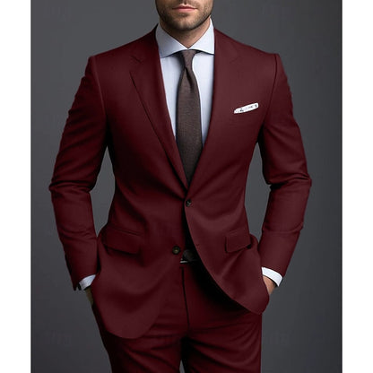 "Completo uomo elegante 2 pezzi, grigio, design sofisticato, vestibilità impeccabile per eventi formali."