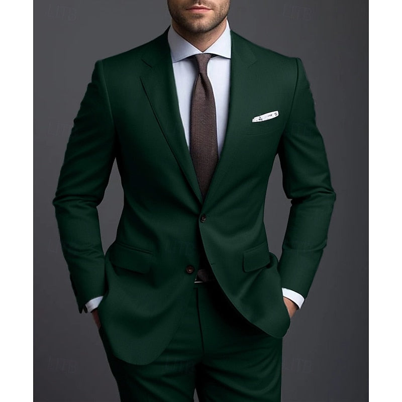 "Completo uomo elegante 2 pezzi, grigio, design sofisticato, vestibilità impeccabile per eventi formali."