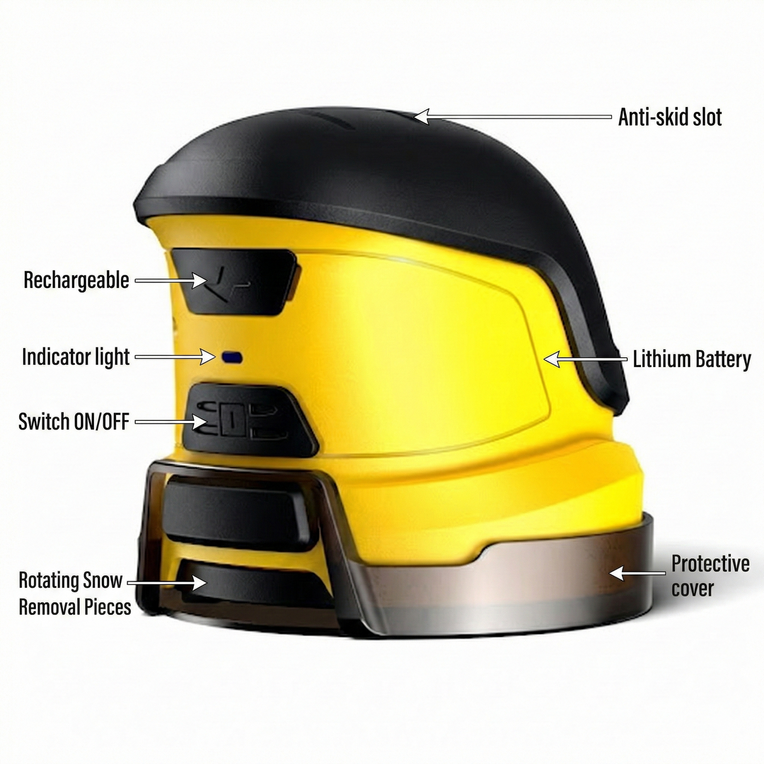 Electric car window ice scraper, a must-have winter essential for clear visibility on the road.