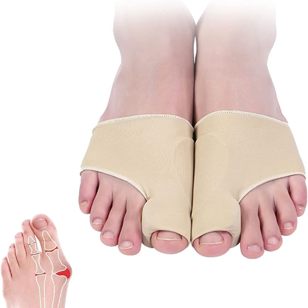 "Correttore bunion adolescente, colore pelle, morbido, traspirante, comfort, sollievo dolore, allineamento alluce valgo, well