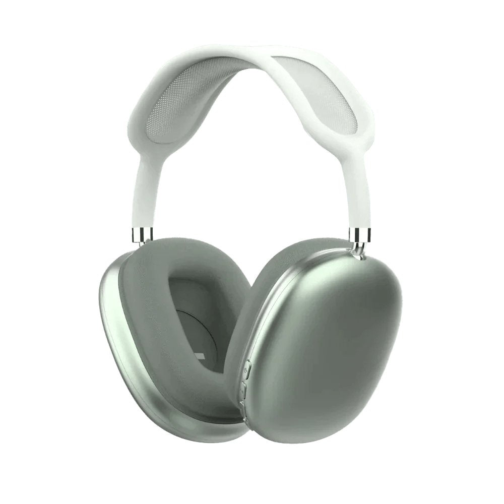 "Cuffie over-ear wireless nere, cuscinetti morbidi, tecnologia di cancellazione rumore per ascolto senza distrazioni."
