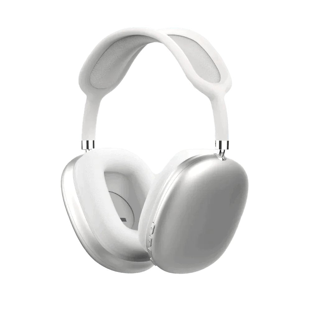 "Cuffie over-ear wireless nere, cuscinetti morbidi, tecnologia di cancellazione rumore per ascolto senza distrazioni."