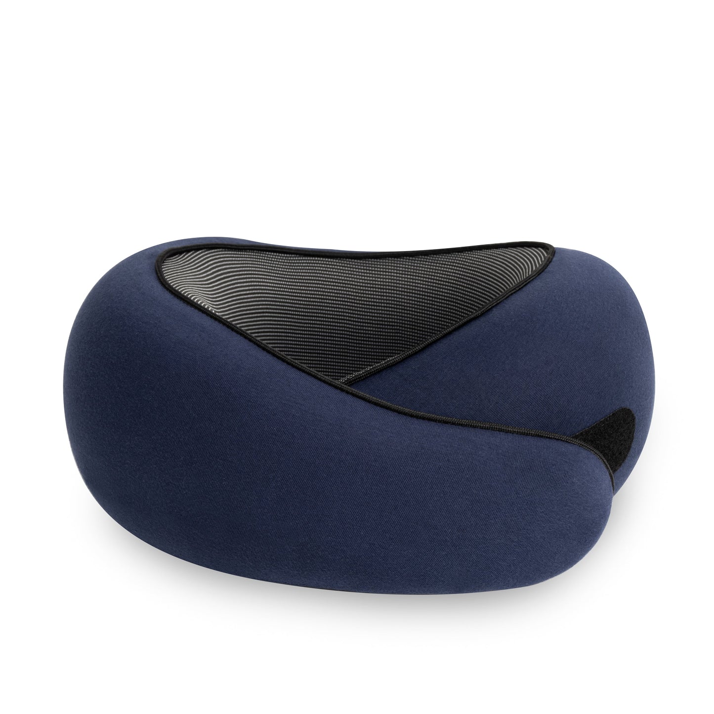 "Cuscino da viaggio unisex comodo e compatto, colore rosa, design ergonomico per supporto collo, ideale per viaggi lunghi."