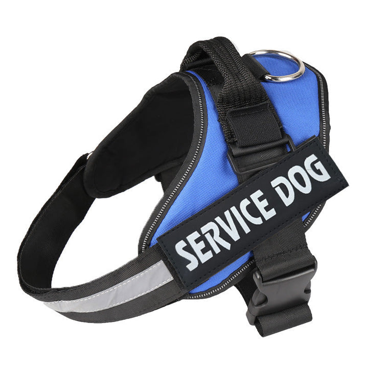 Customizable dog gear: a no-pull walking harness ensuring pet safety & better control.