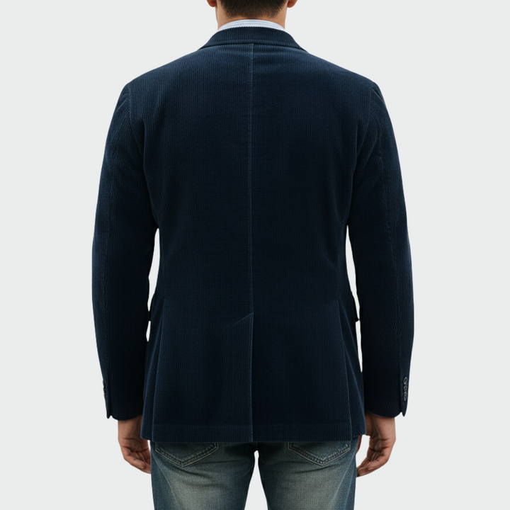 Fashionable men's blazer and vest combo for a sharp, elegant look. Perfect for formal or business casual.