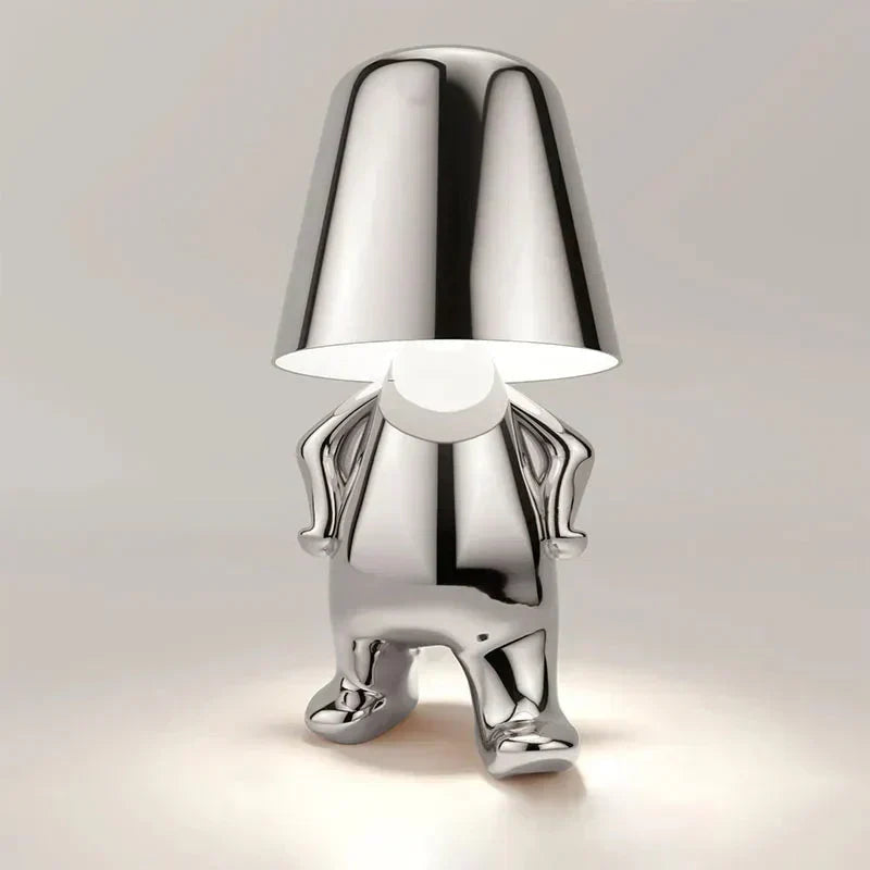 Cordless LED lamp, rechargeable, dimmable, perfect as a decorative table accent.