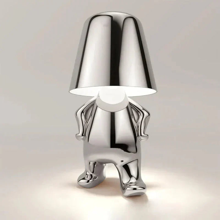 Cordless LED lamp, rechargeable, dimmable, perfect as a decorative table accent.