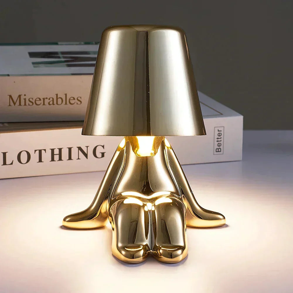 Decorative LED lamp, dimmable, creates beautiful ambient light for any home.