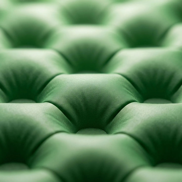 Portable double inflatable air mattress for camping, a comfortable bed for outdoor recreational travel.