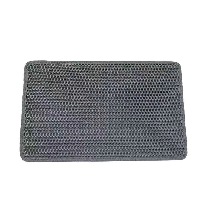Durable EVA double layer cat litter mat. Waterproof, non-slip, and easy clean for pet homes.