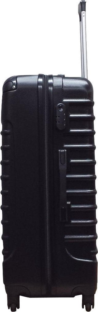 Reliable 2-piece ABS hardshell spinner luggage set, lightweight for secure and easy travel.